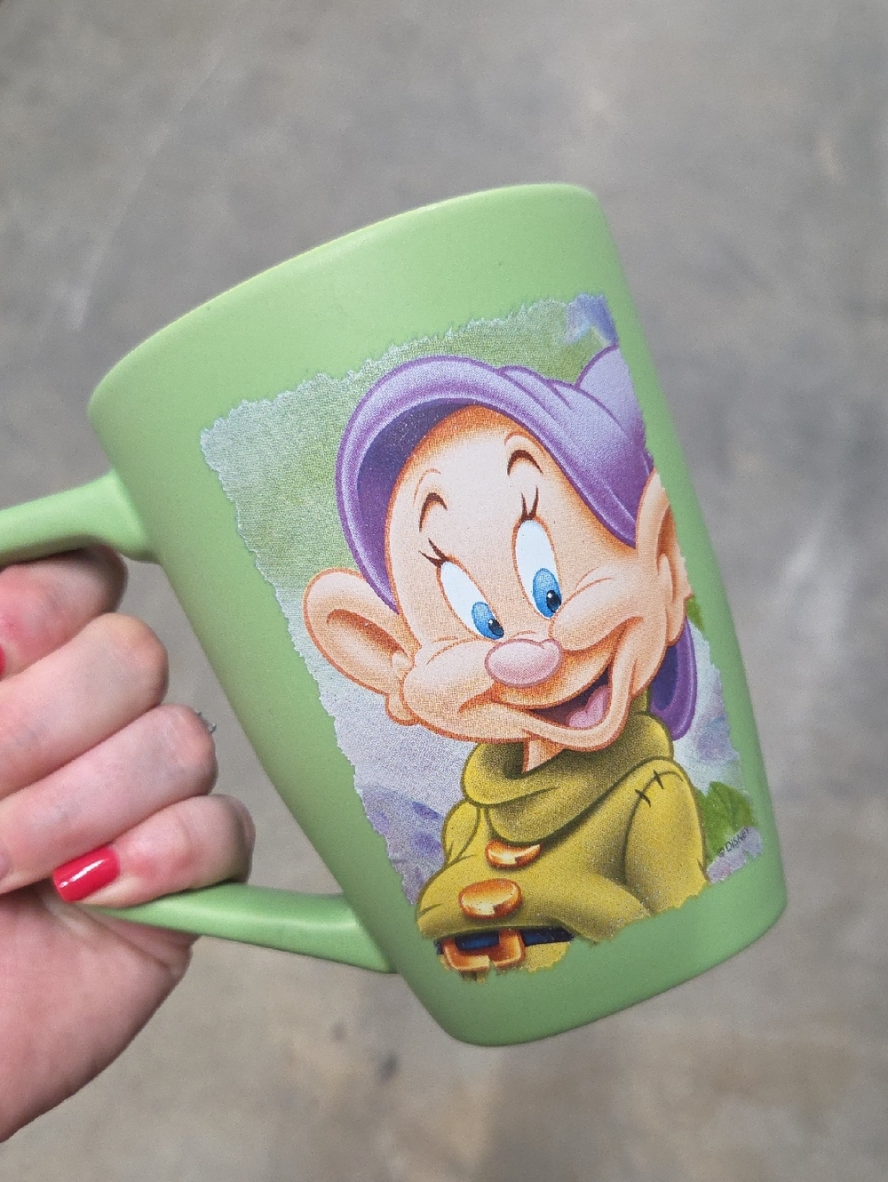 Green DISNEY Dopey Ceramic Mug - Home Dining